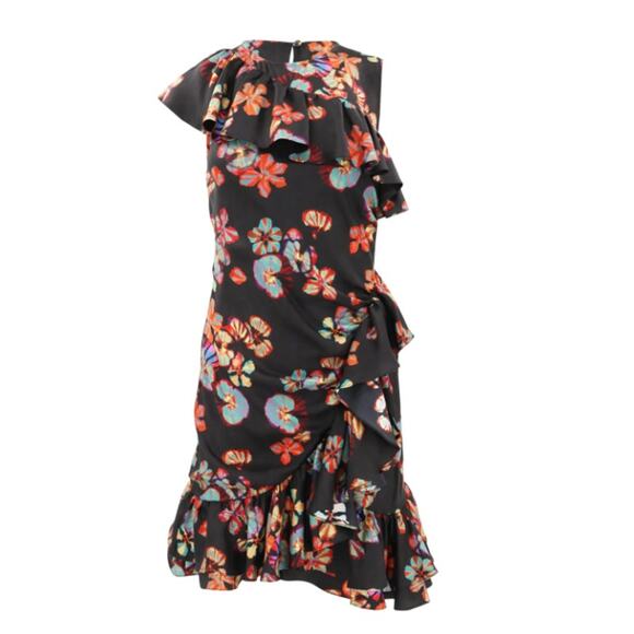 Ulla Johnson Candace Floral Silk Dress Size 0 - Picture 3 of 12